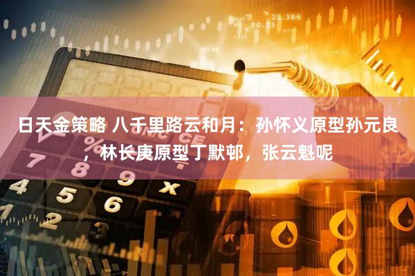 日天金策略 八千里路云和月：孙怀义原型孙元良，林长庚原型丁默邨，张云魁呢